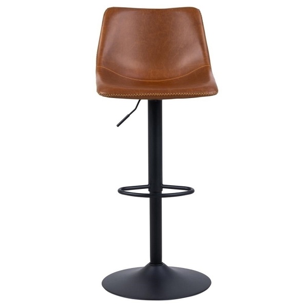 Stołek barowy Oregon high PU brandy - ACTONA